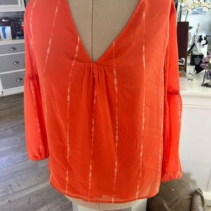 Beautiful bright orange blouse